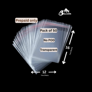 12x16 plain poly bags